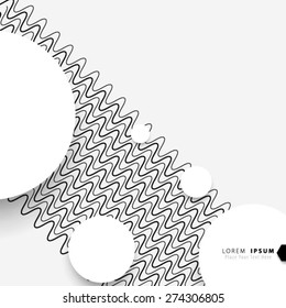 Geometric Circles and Wave Design Background