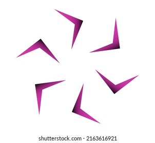 Geometric circular, cycle icon. Spiral, swirl, twirl design element