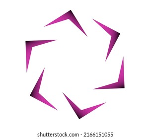 Geometric circular, cycle icon. Spiral, swirl, twirl design element