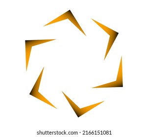 Geometric circular, cycle icon. Spiral, swirl, twirl design element