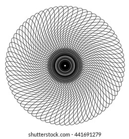 Geometric circular pattern