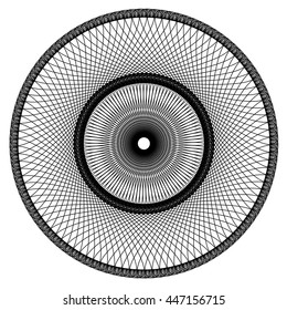 Geometric circular pattern