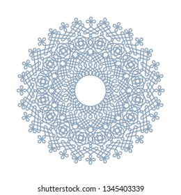 Geometric circular pattern of medieval Italian artist