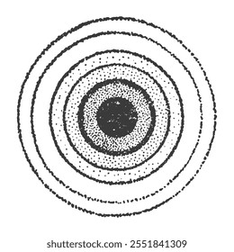 Anéis circulares geométricos para layouts artísticos e dinâmicos
