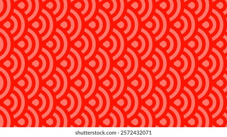 Geometric Cloud and Ripple background. Japanese Cloud and Wave Motif Pattern background. Abstract Waves and Cloud Motif Background. 