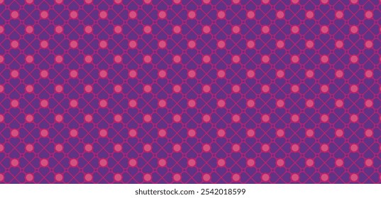 Geometric Clover leaf seamless pattern color for background or wallpaper vector.