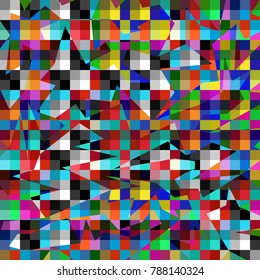geometric color abstract pattern for your design quality vector illustration