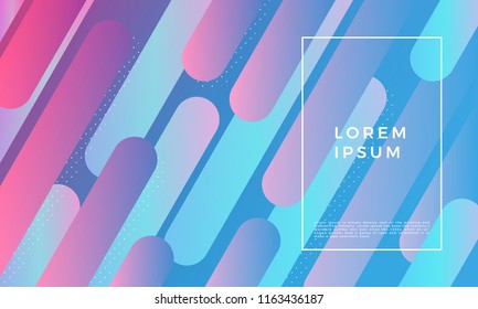 Geometric color background design. Dynamic shapes composition with gradient color. Modern and futuristic design for cover and poster.