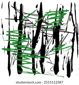 Diseño de impresión de arte de textura abstracta de fondo de patrón de línea en zigzag de pincel de color geométrico 
