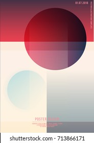 Geometric color covers set. Fluid shapes composition. Futuristic design posters. Vector eps-10.