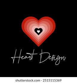 Geometric color line heart design pattern background abstract texture art print design 