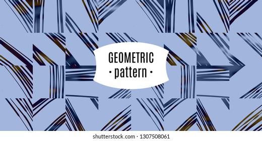 Geometric color line vector pattern design. Cover minimal vector.