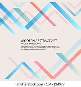 Geometric color lines abstract background. vector illustration