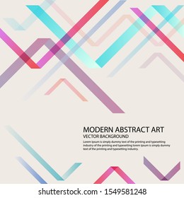 Geometric color lines abstract background. vector illustration