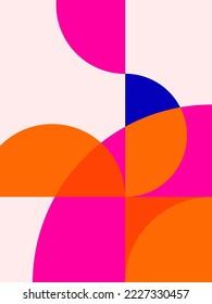 El color geométrico forma la ilustración vectorial de fondo.