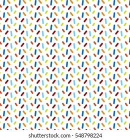 geometric color vector graphic  on white Background