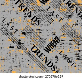 Impresión geométrica del arte de la textura del fondo del diseño del patrón de la escritura del color