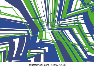 Geometric colored background with lines. Grunge pattern Resembles a complicated structure. Graffiti style. Vector illustration for covers, posters, wallpapers. Abstract backdrop 