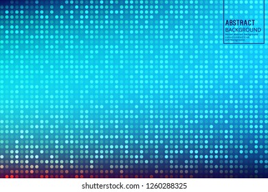 Geometric Colored Circles on Blue
Background. Graphic Design Template with Soft Gradient for Posters, Slides, start pages.