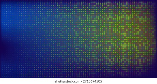 Círculos de colores geométricos sobre fondo azul.Vector.eps.10