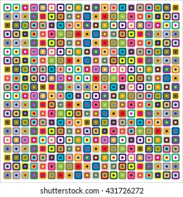 Geometric Colored Pattern