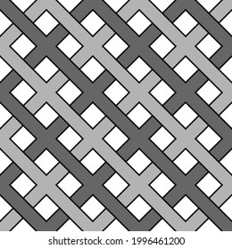Geometric color-editable pattern of intersecting lines for textures, textiles, and simple backgrounds. Flat Style