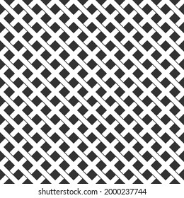 Geometric color-editable pattern of intersecting lines for textures, textiles, and simple backgrounds. Flat Style