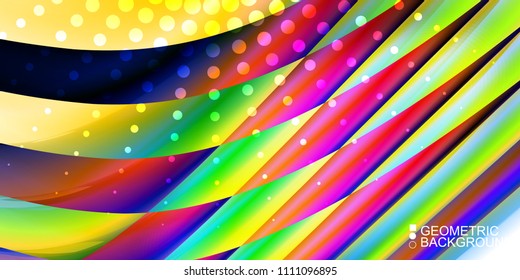 Geometric colorful abstract background