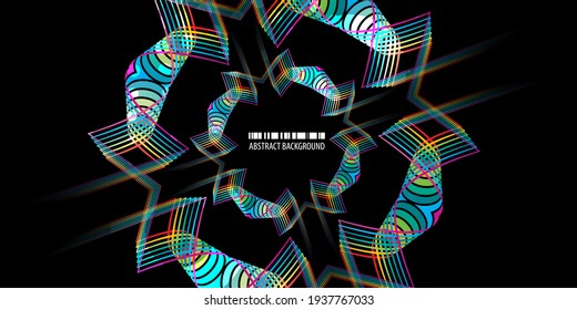 Geometric colorful abstract background creative vector template