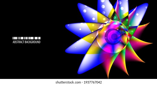Plantilla de vector creativo de fondo abstracto geométrico colorido