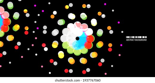 Geometric colorful abstract background creative vector template