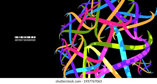 Plantilla de vector creativo de fondo abstracto geométrico colorido
