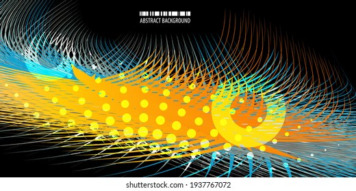 Plantilla de vector creativo de fondo abstracto geométrico colorido