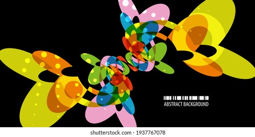 Geometric colorful abstract background creative vector template