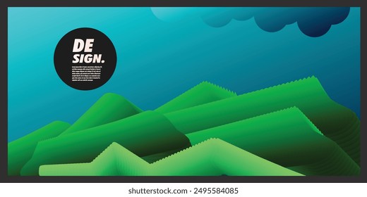 geometric colorful abstract background with space area suitable for social media and web banners