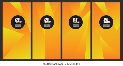 geometric colorful abstract background with space area suitable for social media and web banners