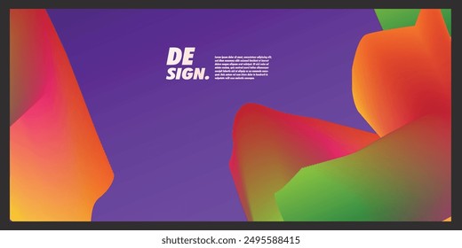 geometric colorful abstract background with space area suitable for social media and web banners