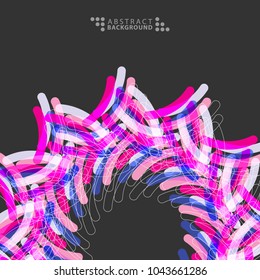 Geometric colorful abstract background template design