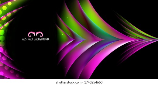 Geometric colorful abstract background template with stacked multiple arrowheads