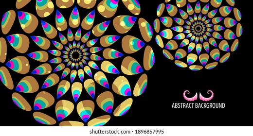 Geometric colorful abstract background template