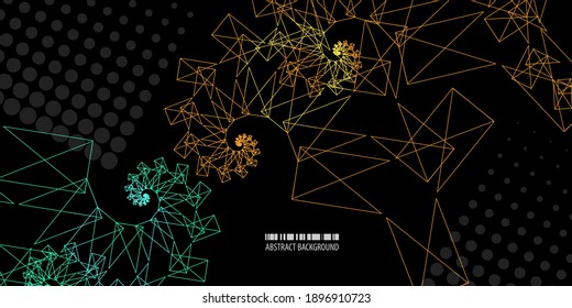 Geometric colorful abstract background template