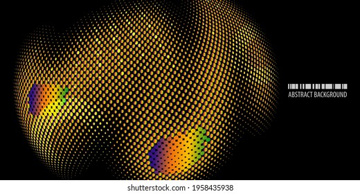 Plantilla de vector de fondo abstracto geométrico colorido con formas abstractas combinadas
