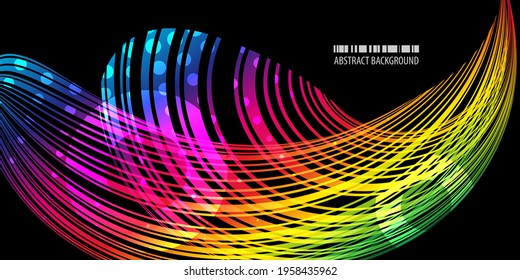Plantilla de vector de fondo abstracto geométrico colorido con formas abstractas combinadas