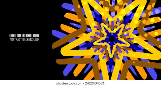 Geometric colorful abstract background vector template