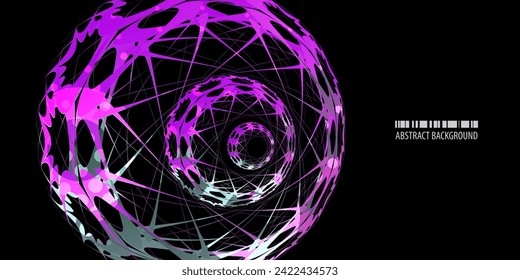 Geometric colorful abstract background vector template