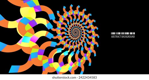 Geometric colorful abstract background vector template