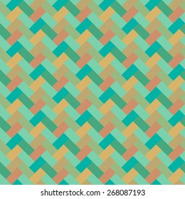 Geometric colorful abstract retro seamless pattern in vector.