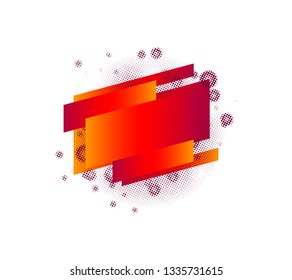 geometric colorful abstract shapes badges background. for banner web, app, poster. Trendy minimal modern design isolated on white background. Abstract geometric shapes, lines and patterns composition.