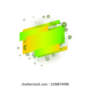 geometric colorful abstract shapes badges background. for banner web, app, poster. Trendy minimal modern design isolated on white background. Abstract geometric shapes, lines and patterns composition.