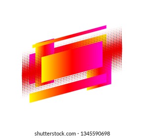 geometric colorful abstract shapes badges background. for banner web, app, poster. Trendy minimal modern design isolated on white background. Abstract geometric shapes, lines and patterns composition.